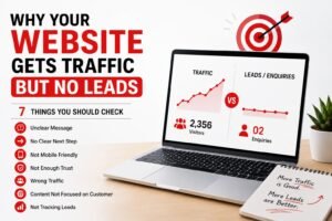 Why Your Website Gets Traffic but No Leads: 7 Things You Should Check